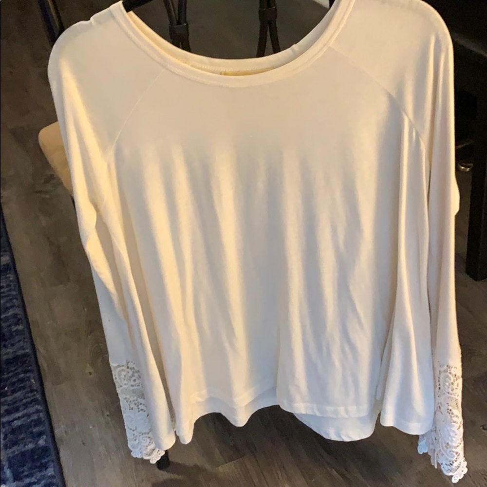 Ivory Lace Top